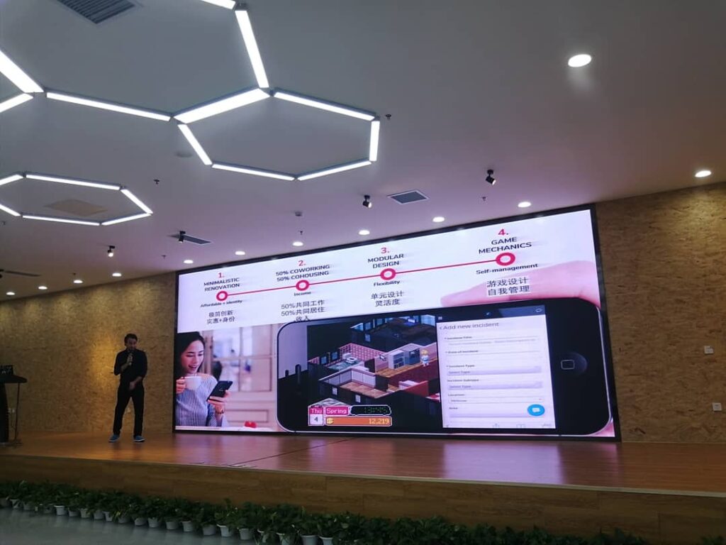 A Gamified Cohousing presentation in Beijing China in 2019